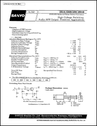 datasheet for 2SA1208 by SANYO Electric Co., Ltd.