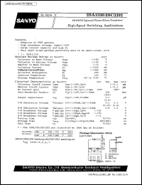 datasheet for 2SA1338 by SANYO Electric Co., Ltd.