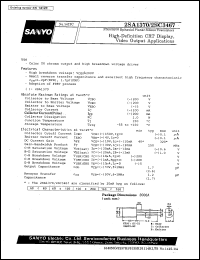 datasheet for 2SC3467 by SANYO Electric Co., Ltd.