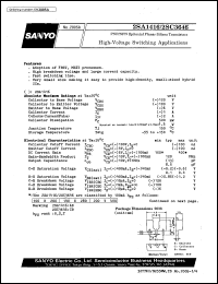 datasheet for 2SA1416 by SANYO Electric Co., Ltd.