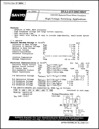 datasheet for 2SC3647 by SANYO Electric Co., Ltd.