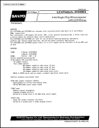 datasheet for LC573404A by SANYO Electric Co., Ltd.