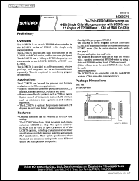 datasheet for LC58E76 by SANYO Electric Co., Ltd.