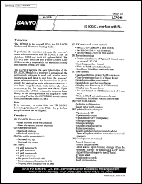 datasheet for LC7041 by SANYO Electric Co., Ltd.