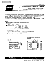 datasheet for LC6520C by SANYO Electric Co., Ltd.