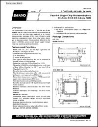 datasheet for LC66354B by SANYO Electric Co., Ltd.