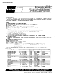 datasheet for LC66506B by SANYO Electric Co., Ltd.