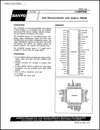 datasheet for LC66P408 by SANYO Electric Co., Ltd.