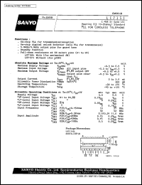 datasheet for LC7151 by SANYO Electric Co., Ltd.