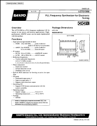 datasheet for LC72135M by SANYO Electric Co., Ltd.