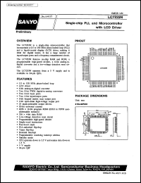 datasheet for LC7233M by SANYO Electric Co., Ltd.