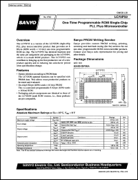 datasheet for LC72P32 by SANYO Electric Co., Ltd.