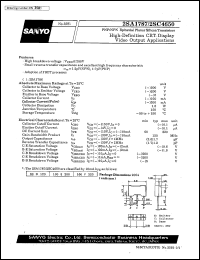 datasheet for 2SC4650 by SANYO Electric Co., Ltd.