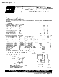datasheet for 2SA1830 by SANYO Electric Co., Ltd.