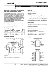 datasheet for CA3240 by Intersil Corporation