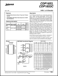 datasheet for CDP1853 by Intersil Corporation