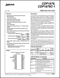 datasheet for CDP1879 by Intersil Corporation