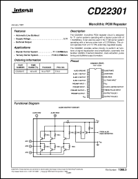 datasheet for CD22301 by Intersil Corporation