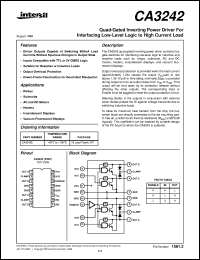 datasheet for CA3242 by Intersil Corporation
