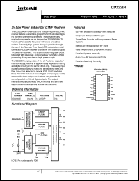 datasheet for CD22204 by Intersil Corporation