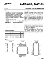 datasheet for CA3262 by Intersil Corporation