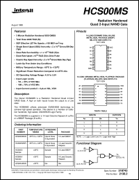 datasheet for HCS00MS by Intersil Corporation