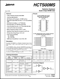 datasheet for HCTS00MS by Intersil Corporation