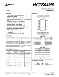 datasheet for HCTS04MS by Intersil Corporation