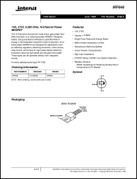 datasheet for IRF646 by Intersil Corporation