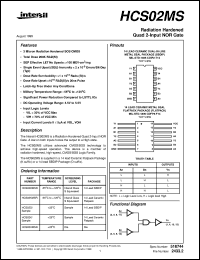 datasheet for HCS02MS by Intersil Corporation