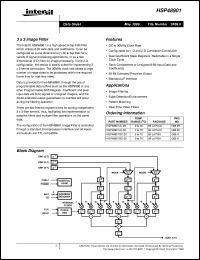 datasheet for HSP48901 by Intersil Corporation