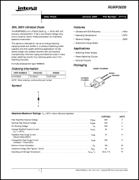 datasheet for RURP3020 by Intersil Corporation