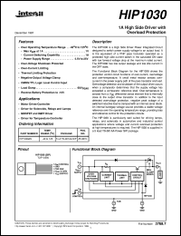 datasheet for HIP1030 by Intersil Corporation