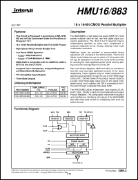 datasheet for HMU16/883 by Intersil Corporation