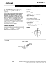 datasheet for RLP1N06CLE by Intersil Corporation