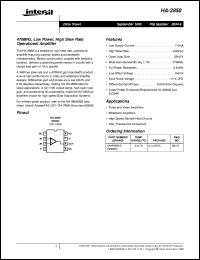 datasheet for HA-2850 by Intersil Corporation