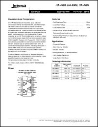 datasheet for HA-4900 by Intersil Corporation