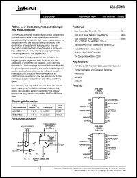 datasheet for HA-5340 by Intersil Corporation
