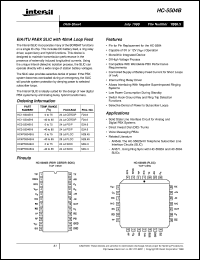 datasheet for HC-5504B by Intersil Corporation