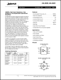 datasheet for HA-2620 by Intersil Corporation