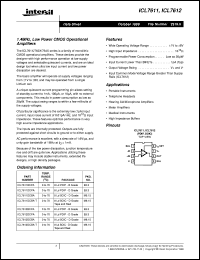 datasheet for ICL7611 by Intersil Corporation