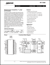datasheet for HI-7159A by Intersil Corporation