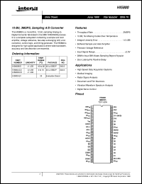 datasheet for HI5800 by Intersil Corporation