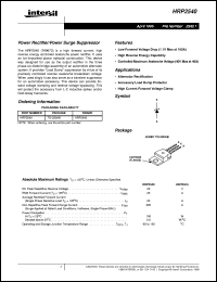 datasheet for HRP2540 by Intersil Corporation
