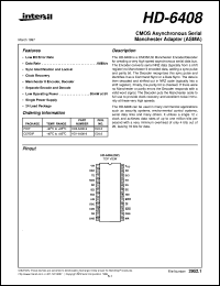 datasheet for HD-6408 by Intersil Corporation