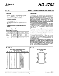 datasheet for HD-4702 by Intersil Corporation