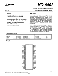datasheet for HD-6402 by Intersil Corporation
