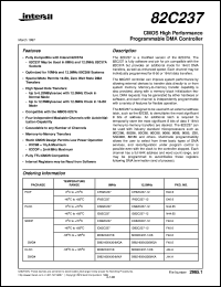 datasheet for 82C237 by Intersil Corporation