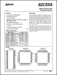 datasheet for 82C55A by Intersil Corporation
