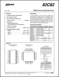 datasheet for 82C82 by Intersil Corporation